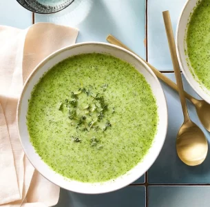 🥦 Sopa de brócoli cremosa y nutritiva
